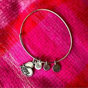 Alex & Ani Love America Heart Bracelet